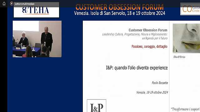 I&P: quando l'olio diventa experience