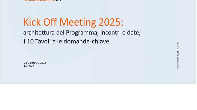 CO Circle - Kick-off 2025 - I Temi e la Leadership