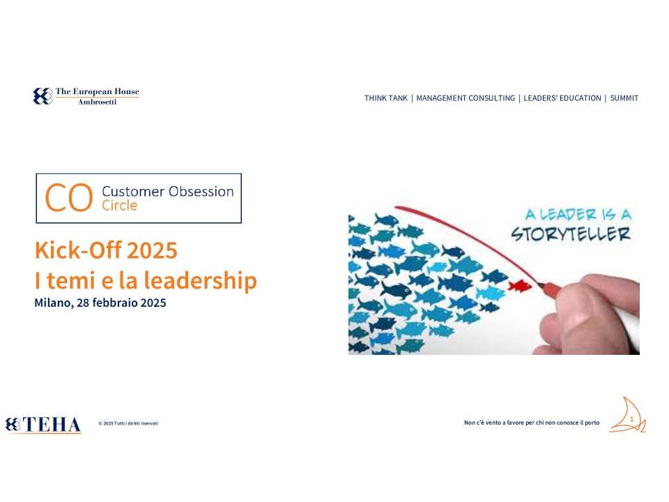 CO Circle - Kick-off 2025 - i temi e la leadership