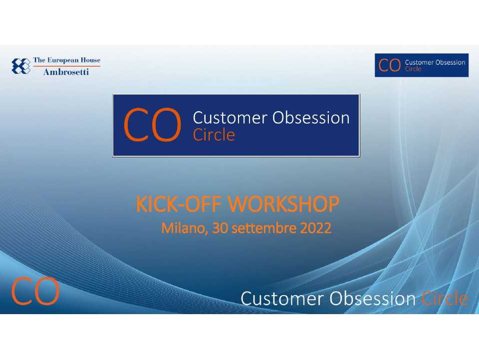 CO CIRCLE - WORKSHOP 30 settembre 2022