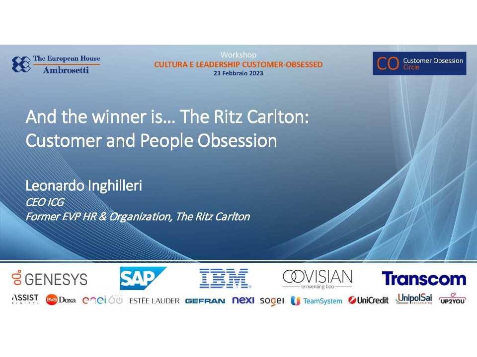 07_Framework Organizational Excellence_EX e CX_Inghilleri